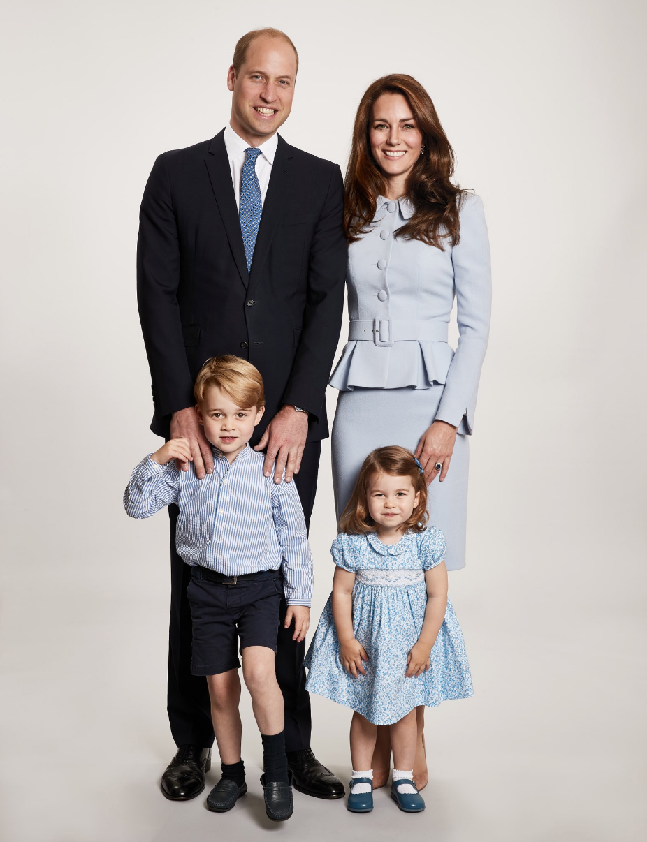 Кадр дня: рождественская открытка принца Уильяма и его семьи