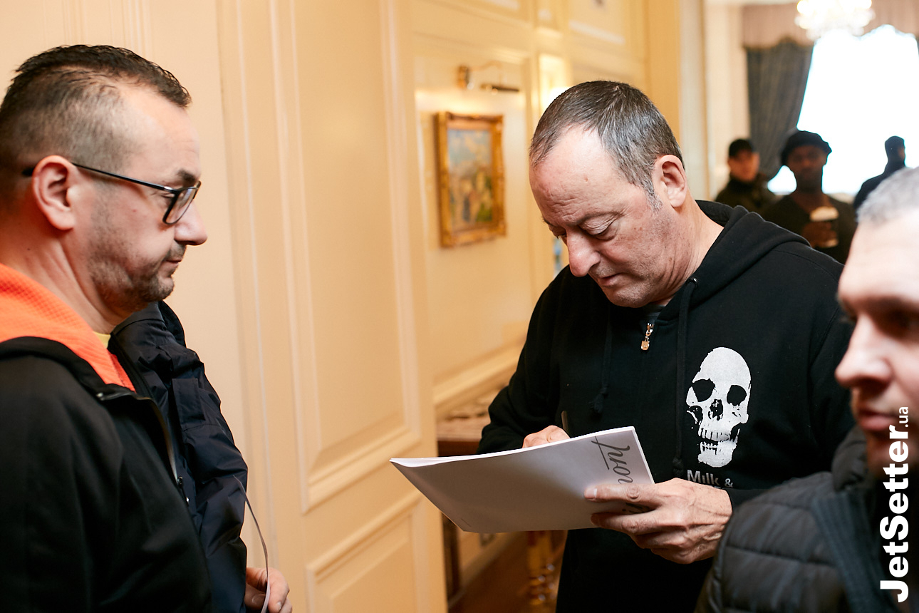 Жан Рено в Киеве: пресс-конференция в отеле Fairmont
