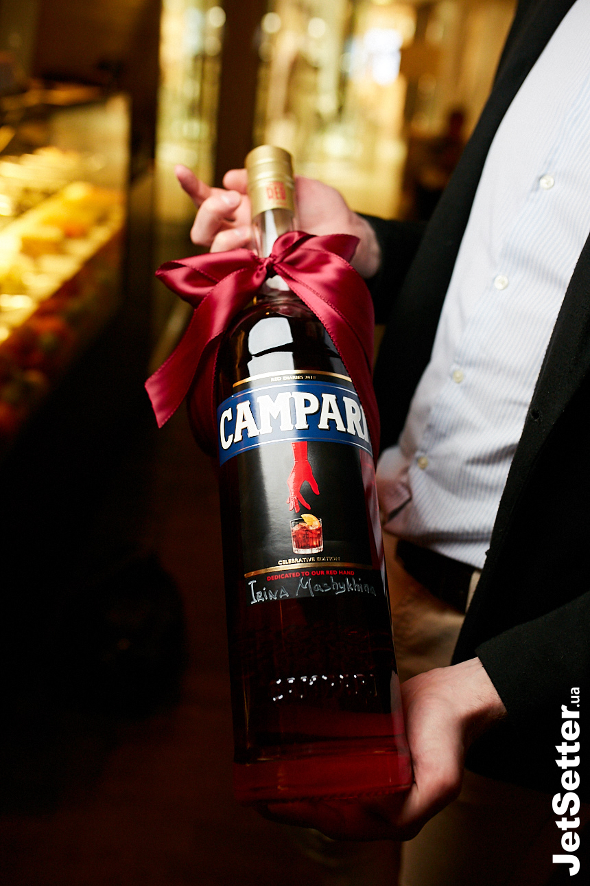 Презентация Campari Red Diaries в день рождения шеф-бармена Biancoro