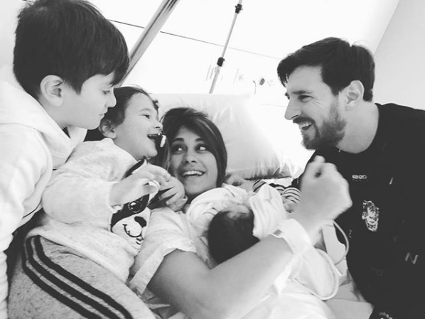 Лео Месси стал отцом в третий раз