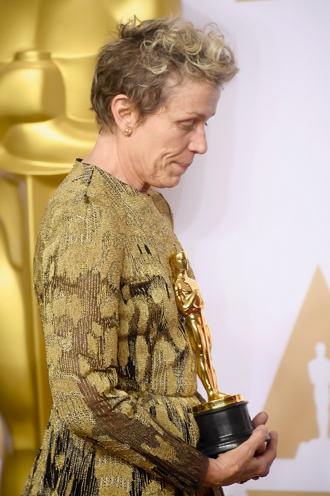 У Фрэнсис Макдорманд украли статуэтку «Оскар»