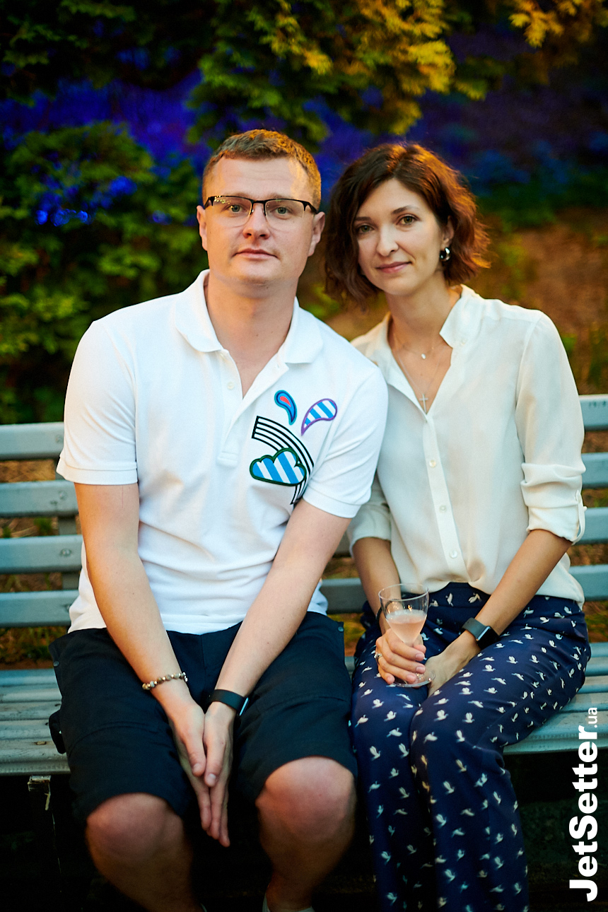 Алексей Кавицкий с женой Кристиной