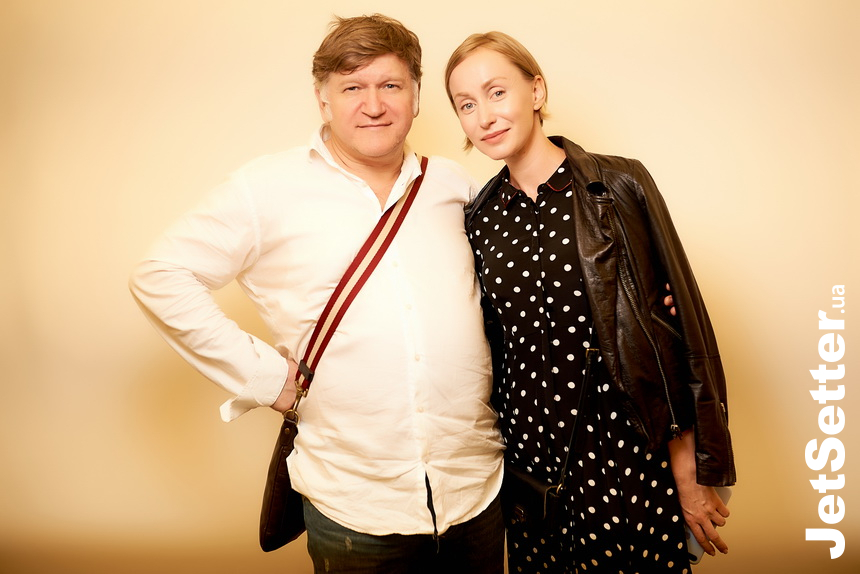 Евгений Карась с женой