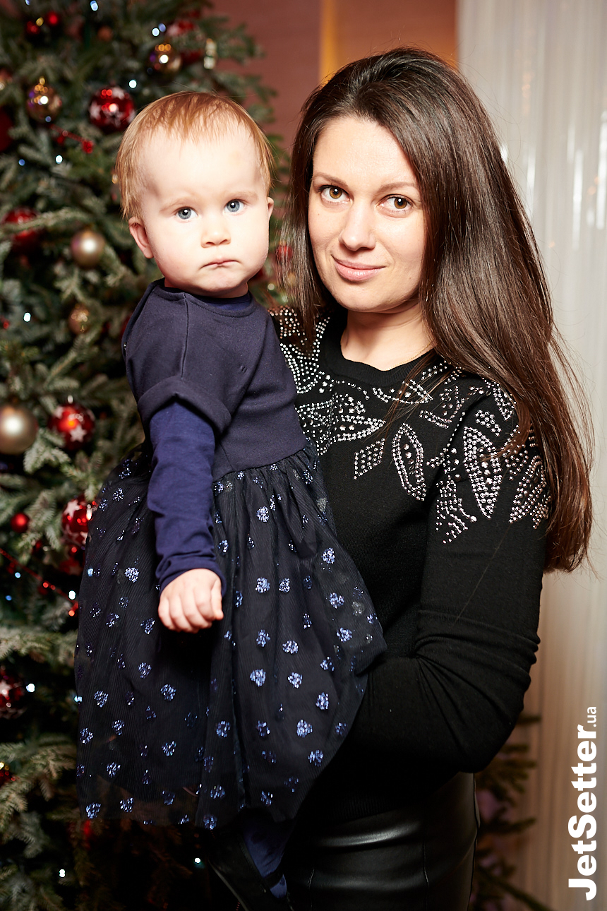 Юлия Салимовская с дочерью