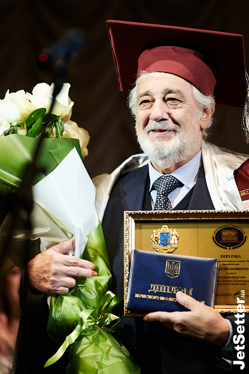 Пласідо Домінго став «Почесним професором» Національної музичної академії