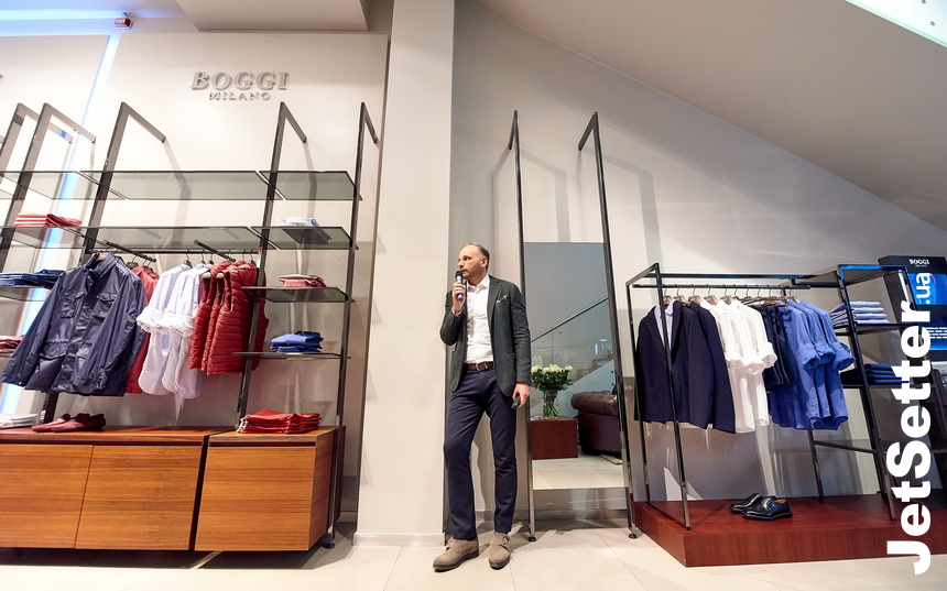Презентація нової колекції у бутику Boggi Milano