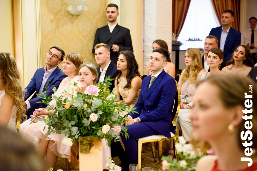 Весільна церемонія Ксенії Піскун у Fairmont Grand Hotel Kyiv