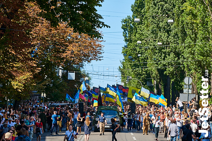 День незалежності в Києві: Хода гідності, гімн на даху та Марш захисників