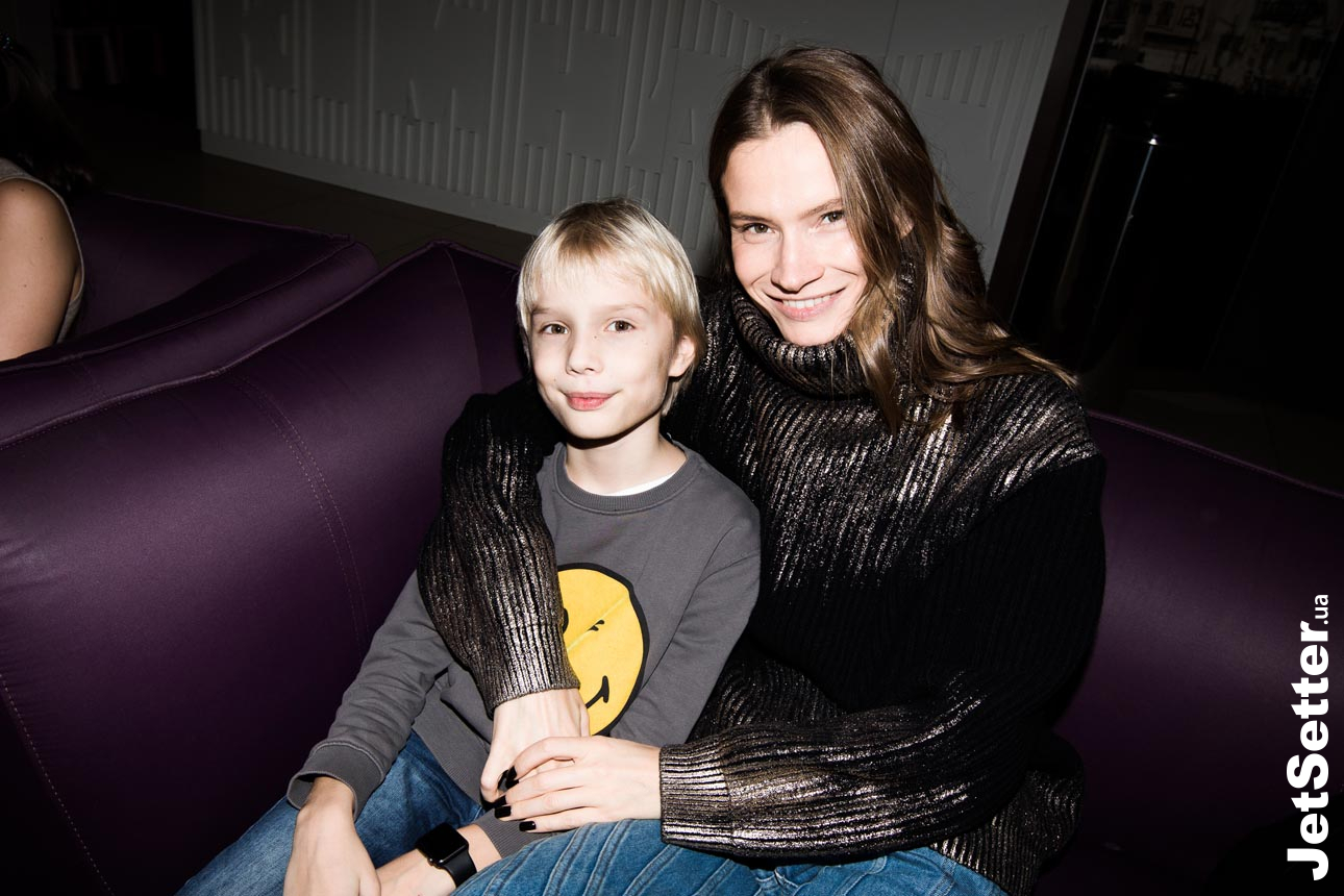 Тетяна Богдан із сином Богданом