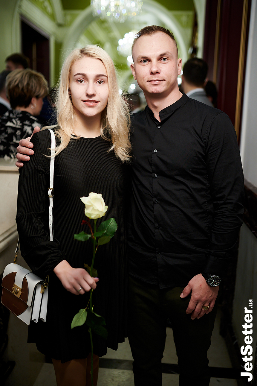 Олександр Абраменко з дружиною Олександрою