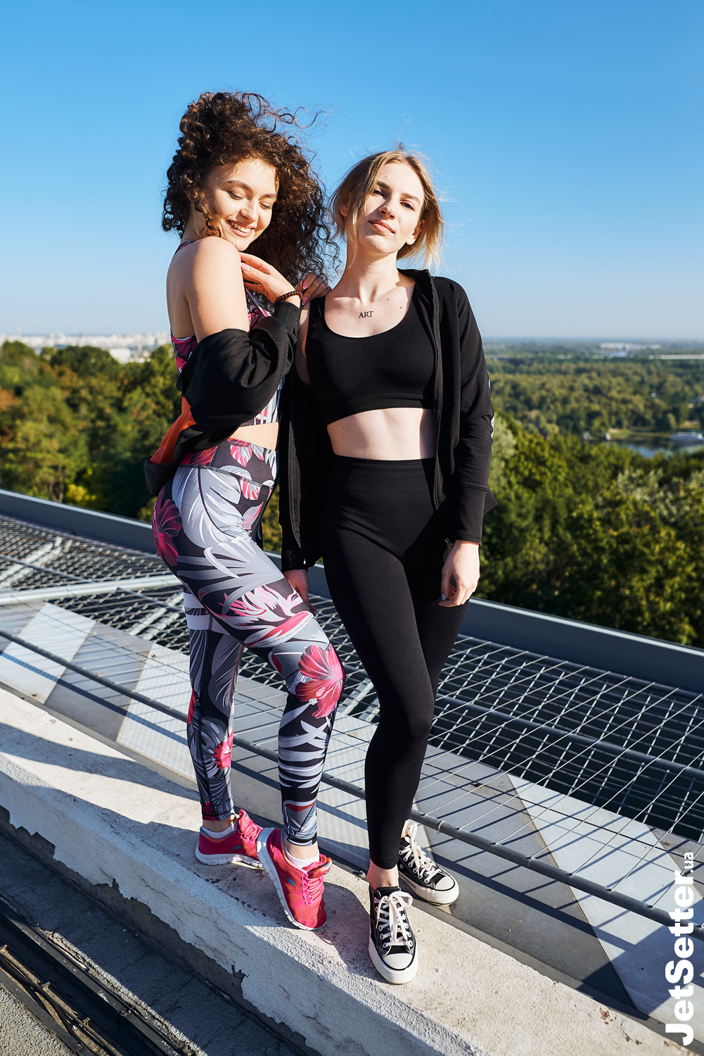 Тренування з Анною Різатдіновою на даху КВЦ «Парковий»