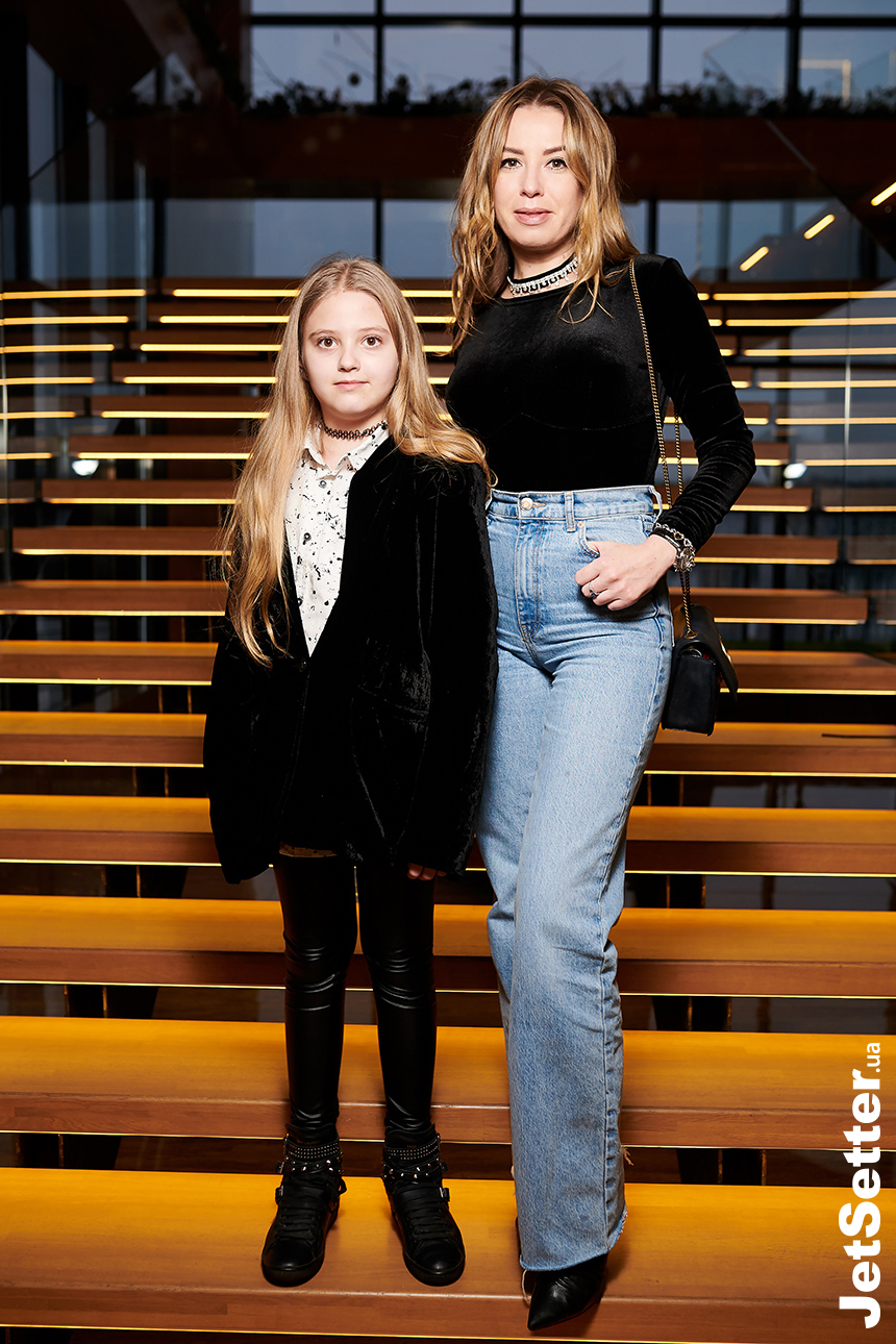 Олена Бурба з донькою