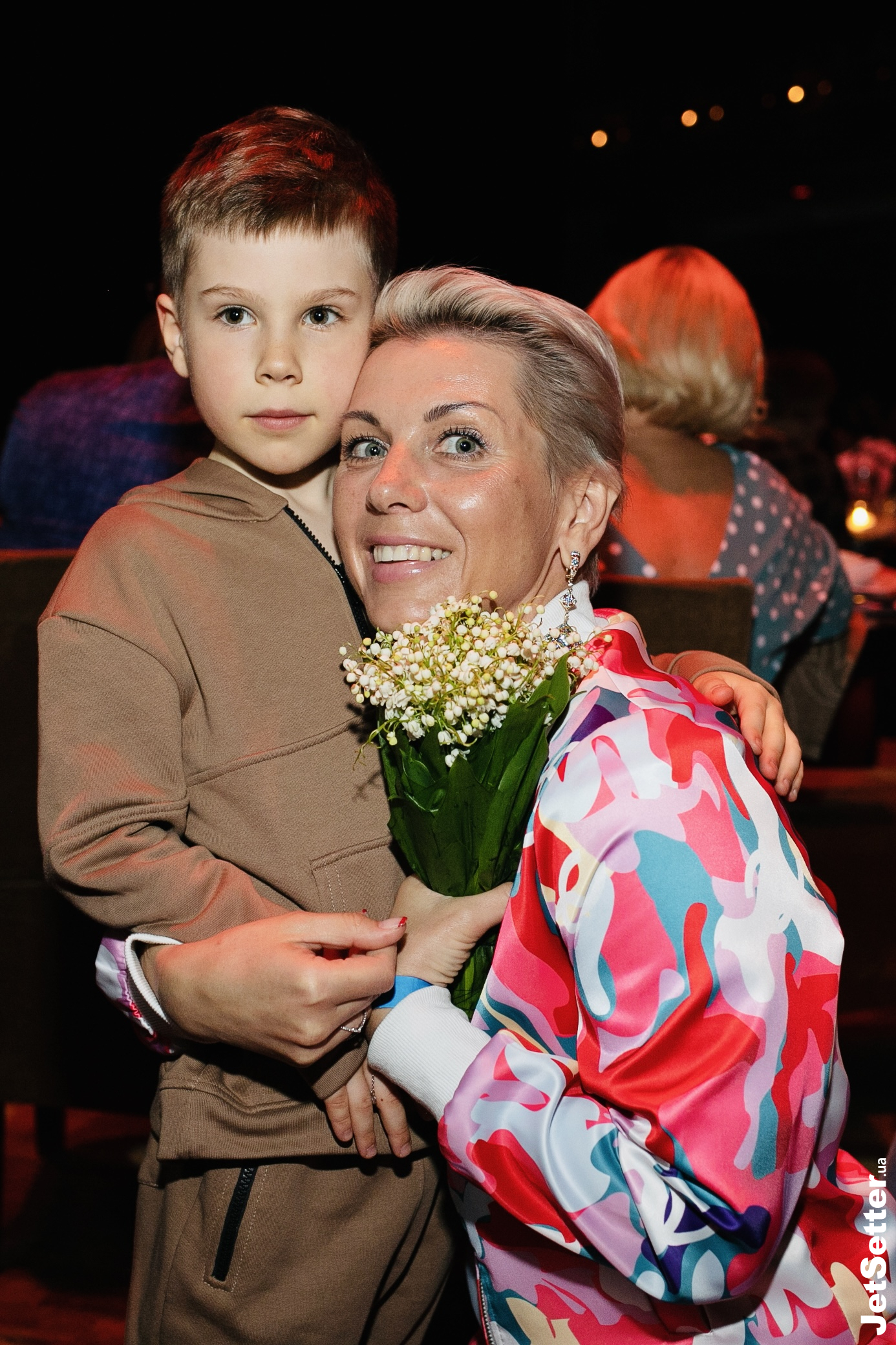 Лілія Кальчук з сином Денисом Горовим