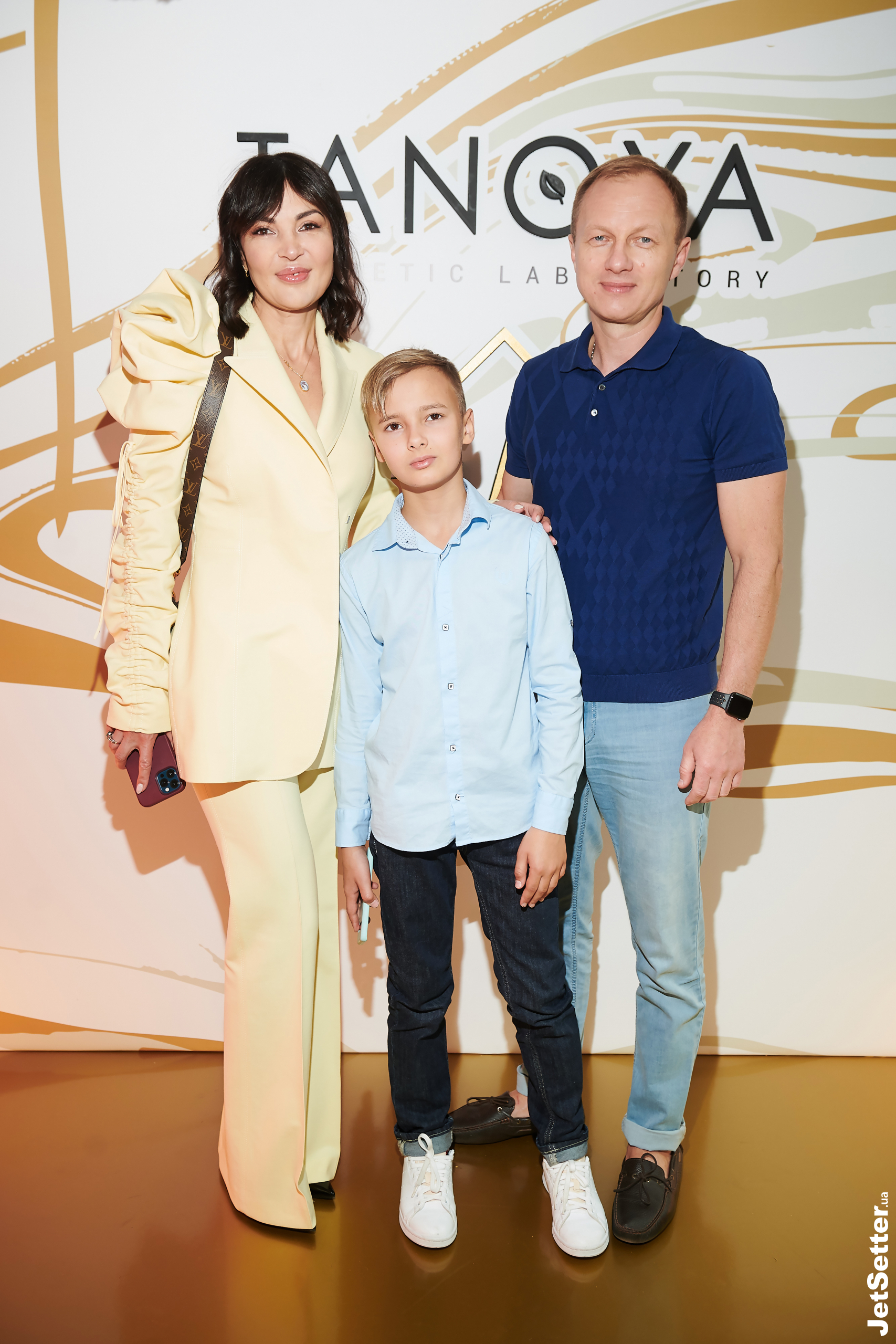 Наталія Терещенко з чоловіком Дмитром і сином Олександром