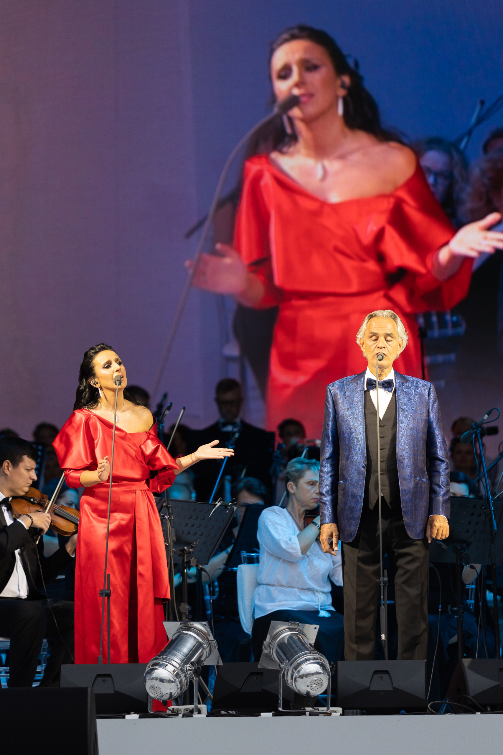 «Голос моєї душі»: благодійний концерт Андреа Бочеллі біля Маріїнського палацу