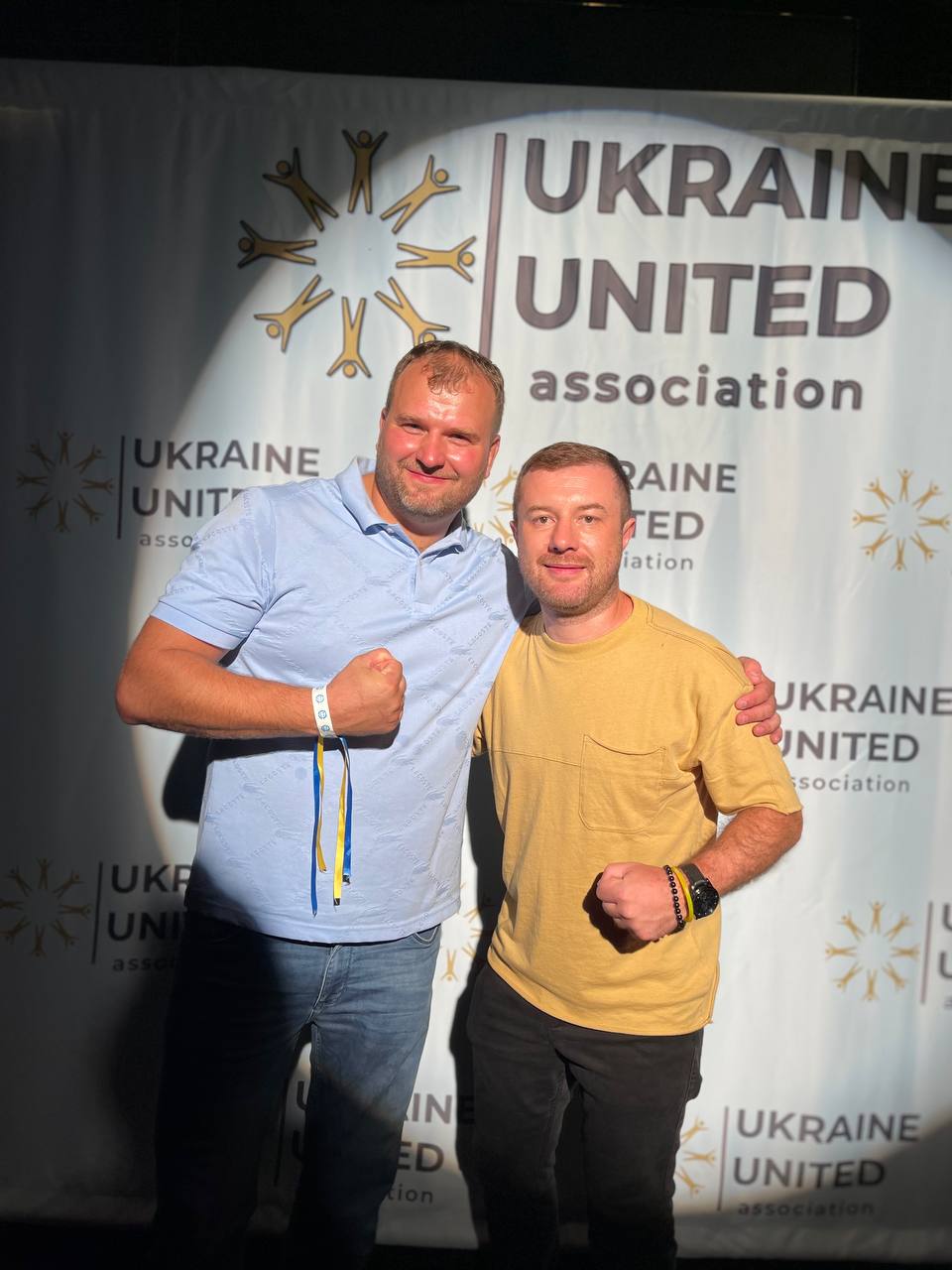 Засновники фонду Ukraine United Association Микола Заєць і Євген Богдан