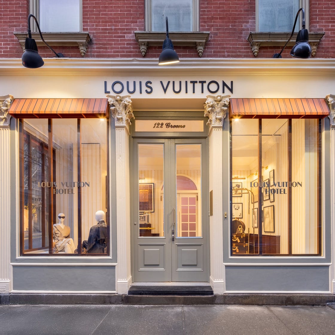 Інтер’єр попап-готелю Louis Vuitton у Сохо