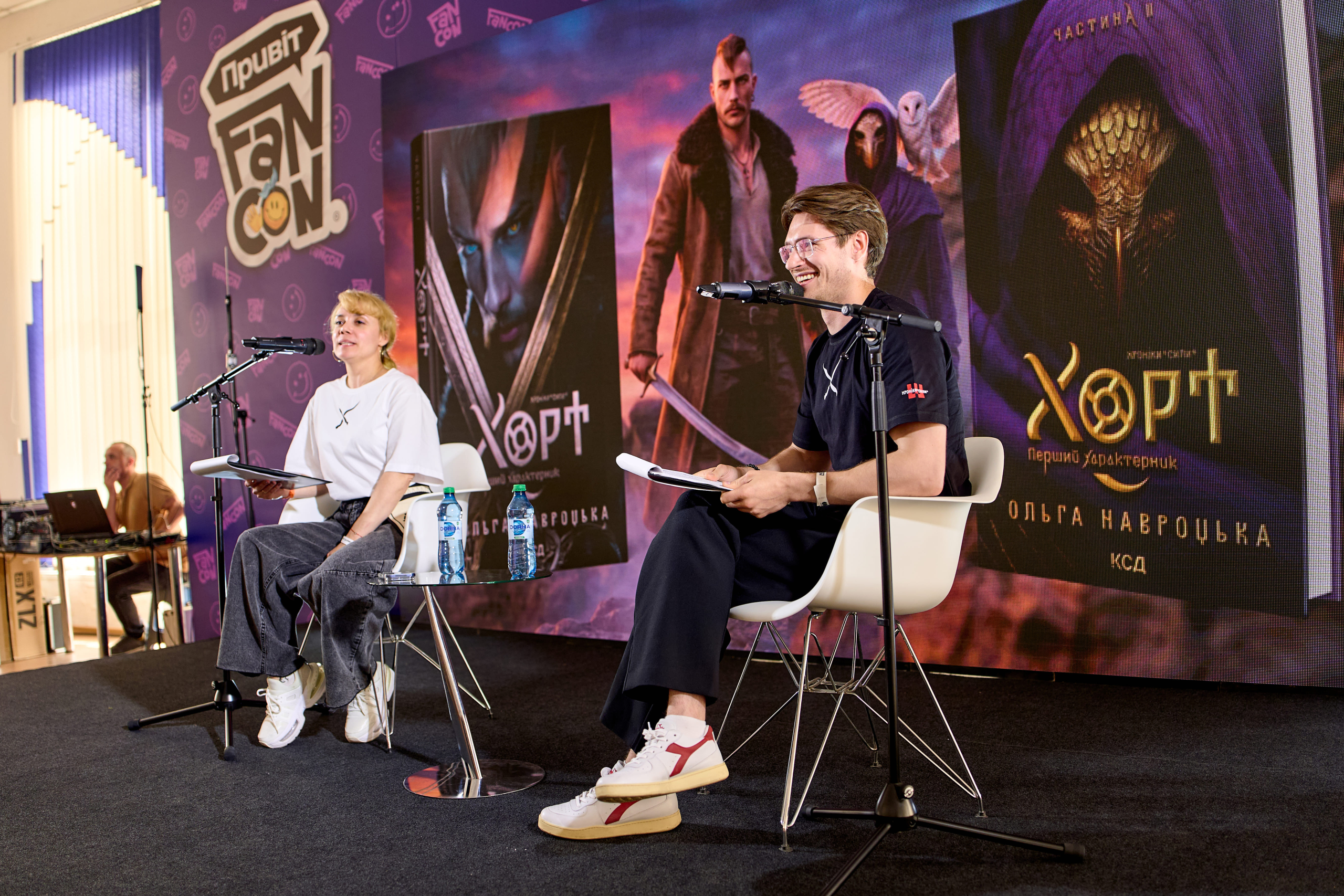 FANCON 2026: Ольга Навроцька та Алан Бадоєв презентували 2-гу частину «Хорт. Перший характерник»