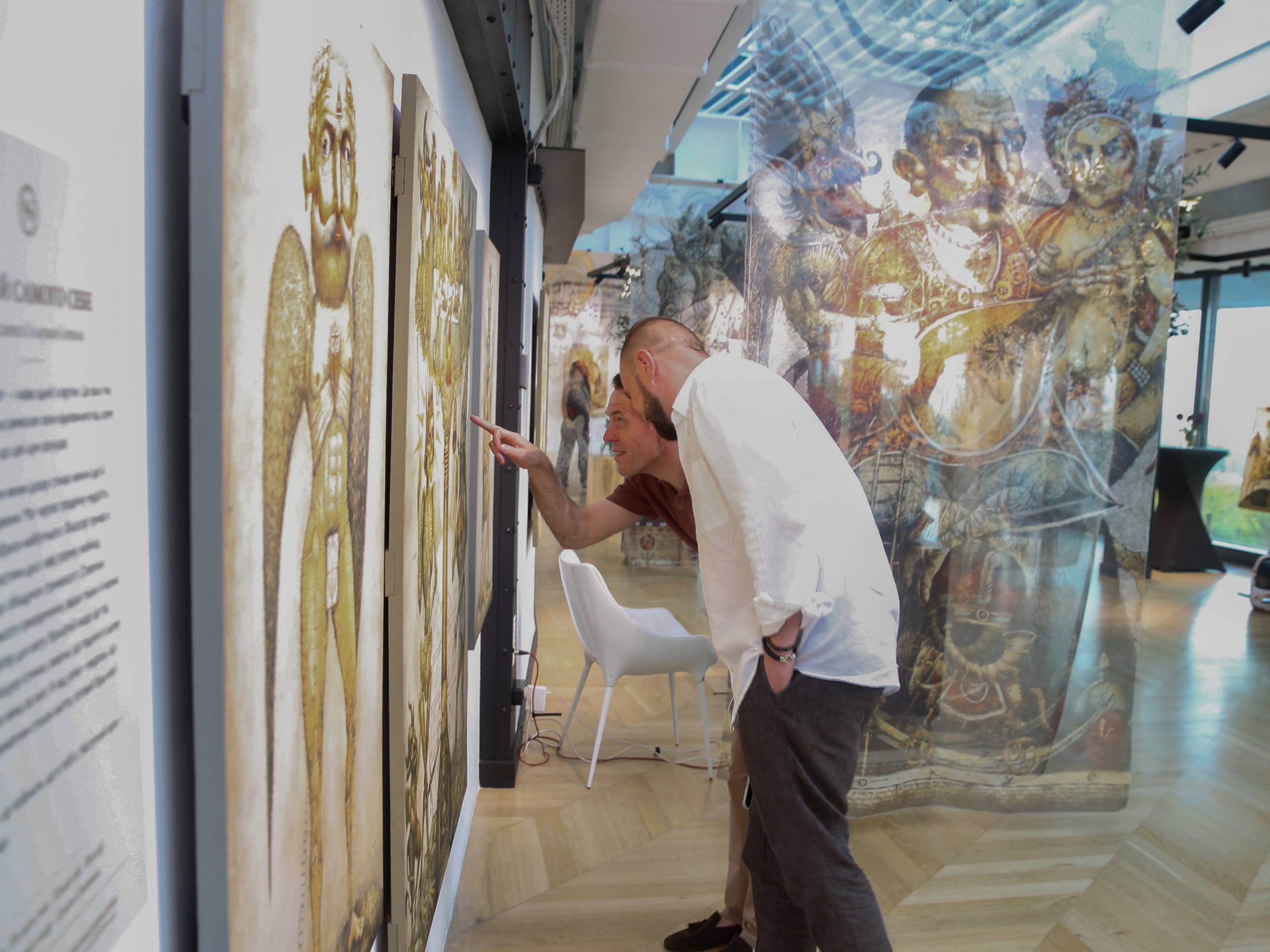 Відкриття виставки картин Олега та Олександра Денисенків в Art Ukraine Gallery