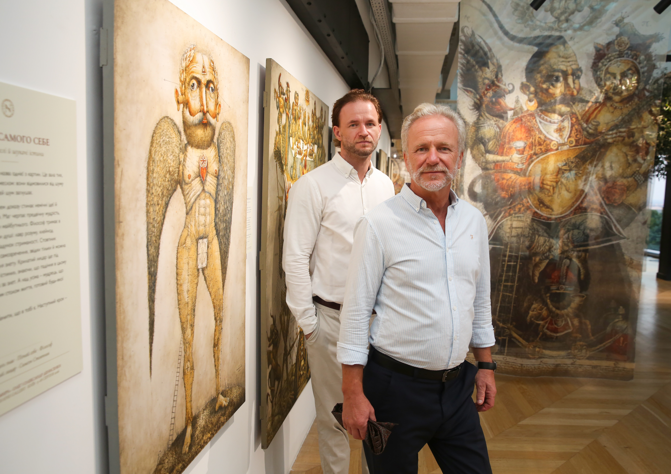Відкриття виставки картин Олега та Олександра Денисенків в Art Ukraine Gallery